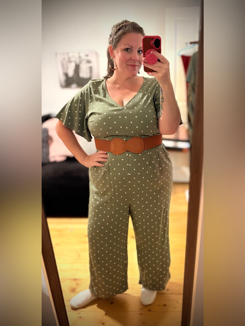 Torrid Stretch Challis Flutter
Sleeve Jumpsuit
